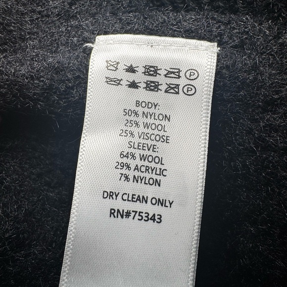 Cynthia Rowley Open Front Wool Blend Cardigan – Size L - Picture 5 of 6